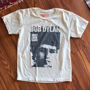 Bob Dylan Don’t Look Back White Tee T-Shirt